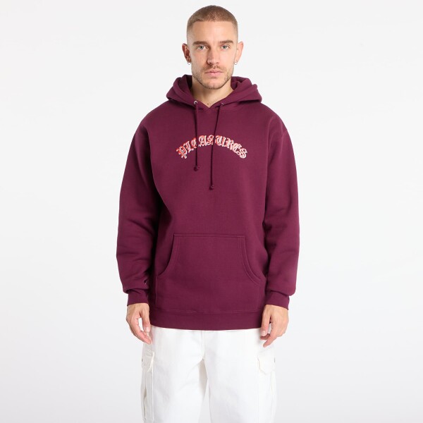 Mikina PLEASURES Mirror Hoodie Eggplant L