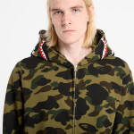 Mikina A BATHING APE 1St Camo Shark Full Zip Hoodie UNISEX Green L