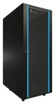 Extralink 37U 19" čierna / Stojanový rozvádzač / 600×1000 mm / Sklenené dvere / Nosnosť 1200 kg (EX.11403)
