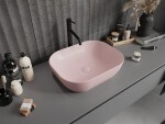 MEXEN - Rosa keramické umývadlo na dosku 50 x 40 cm ružové mat 21095044