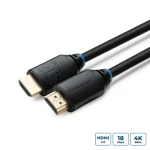MicroConnect HDMI 4K 1.5m čierna / Prepojovací kábel / HDMI Typ A - HDMI Typ A / HDR10 (MC-HDM19191.5V2.0)