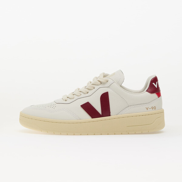 Tenisky Veja W V-90 O.T Leather Ex-White_Marsala EUR 40