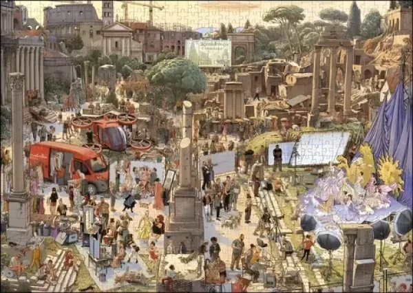 HEYE Puzzle Fotenie módnej prehliadky