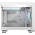 Fractal Design Torrent Nano RGB TG Clear Tint biela / Mini-ITX / 2x USB-A 3.2 / 1x USB-C 3.2 / bez zdroja / prach filtre (FD-C-TOR1N-05)