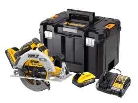 DeWalt Aku kotúčová píla POWERSTACK / Aku kotúčová píla / 18V / kotúč 190mm / 2x 5.0Ah / nabíjačka / kufor (DCS573H2T)