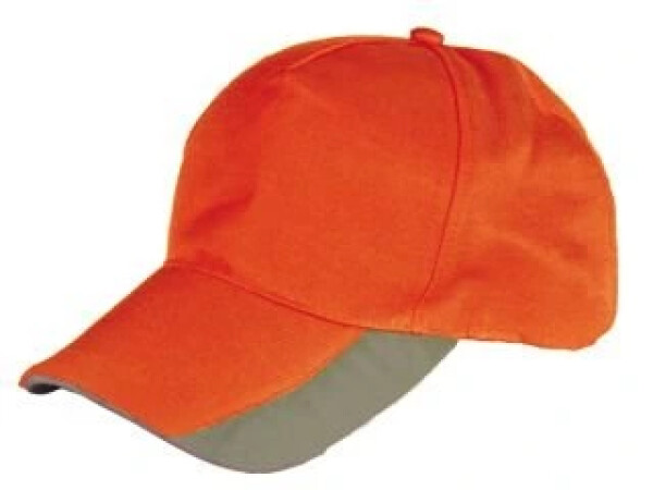 Reflexná pracovná šiltovka COFRA LIT oranžová, jednotná veľkosť