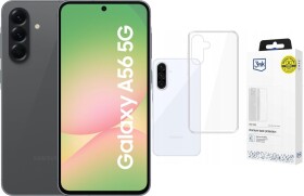 Samsung Galaxy A56 5G 8/256GB Grafitowy (SM-A566BZKCEUE) + Etui Clear Case
