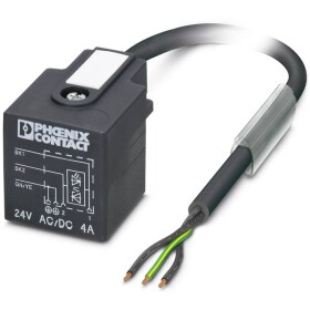 Sensor/Actuator cable SAC-3P-M12MR/3,0-PUR/A-1L-Z 1439366 Phoenix Contact; 1439366
