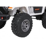 Mamido Elektrické autíčko Extreme Sport 4x4 s premenlivou veľkosťou bielej