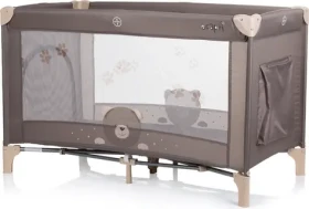 CHIPOLINO Postieľka cestovná Capri Bear Beige (KOSIK2402BE)