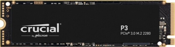 Crucial crucial disk SSD P3 1000MB M.2 NVMe 2280 PCIe 3.0 - Tray