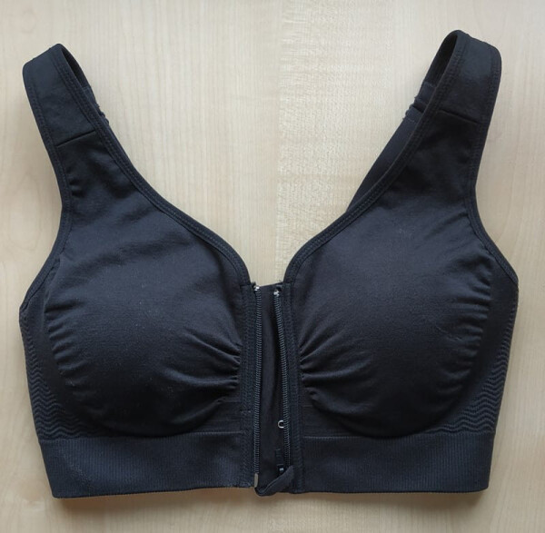 Lynn tvarovaná chirurgická podprsenka, predné zapínanie 5768X čierna - Anita Care 001 black XXL