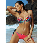 Dámske dvojdielne plavky Scarlett M-445 - Marko S tyrkys-mix barev