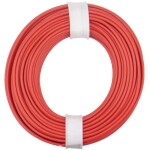 Donau Elektronik 125-010 opletenie / lanko 1 x 0.25 mm² červená 10 m; 125-010