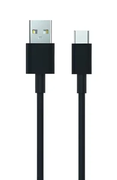 2GO čierna / Dátový kábel / USB-A - USB-C / USB 3.2 Gen 1 / 1 m / 2,4 A (795731)