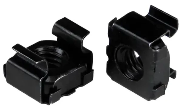 StarTech M6 klietkové matice / Klietka matice / oceľ / čierna / balenie 100 ks (CABCAGENT62B)