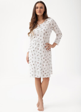 Luna 271 7/8 M-2XL Z25/26 dámske tričko ecru-brown S
