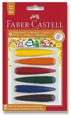 Faber-Castell Plastové pastelky 6ks (135090)