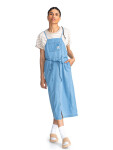 Element APRON DENIM BLEACHED luxusné plesové šaty dlhé - XS