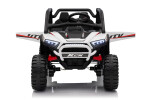 Mamido Mamido Elektrické autíčko Buggy UTV KCK 4x4 biele 24V | 800W | 50 kg | EVA | LED | 2,4Ghz | ECO koža