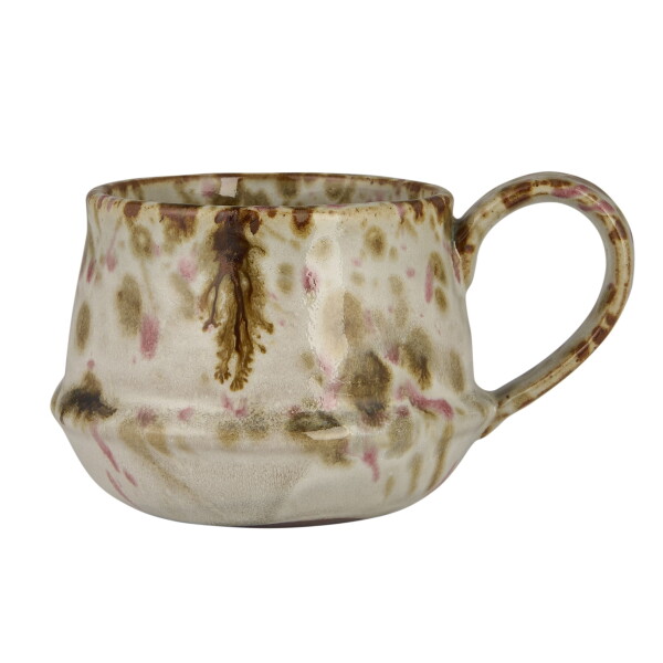 Ib Laursen Keramický hrnček Kalmar Pink Brown Tones 200 ml