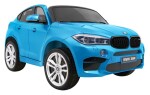 Mamido Elektrické autíčko BMW X6 M dvojmiestne XXL lakované modré