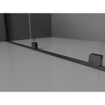 MEXEN/S - Velár sprchovací kút, posuvné dvere 150 x 100, dekor, čierna 871-150-100-31-70