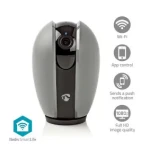 Nedis WIFICI21CGY / Vnútorná kamera / Wi-Fi / SmartLife / Full HD 1080p / Náklon / microSD (WIFICI21CGY)