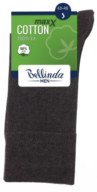 Pánske ponožky COTTON MAXX - BELLINDA 43-46 tmavě šedá