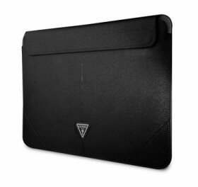 Guess Saffiano Triangle Metal Logo Computer Sleeve 13 amp; 14 čierna (3666339039868)