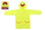 Teddies Detská pláštenka Kačička žltá / Pláštenka / veľ. 110-120 cm