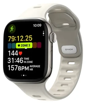 Nomad Tempo Band driftwood / Remienok pre Apple Watch / 45-46 mm / FKM guma / Vodeodolný (NM009766858)