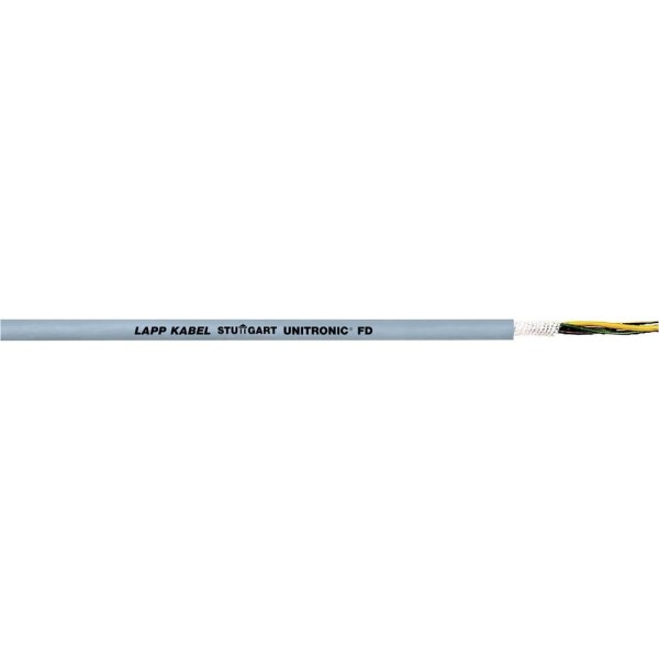 LAPP 27873/100 dátový kábel UNITRONIC® FD 5 x 0.34 mm² sivá 100 m; 27873/100