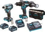 Makita MAKITA Sada COMBO 40Vmax XGT (TD001G+HP001G) 2x4,0Ah +ADP010 +Taška MDK0114G201