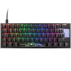 Ducky One 2 Pro Mini Cherry MX-Blue čierna / herná klávesnica / podsvietená / drôtová USB-C / DE (DKON2061ST-CDEPDAZT2)
