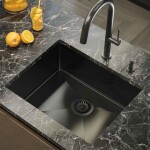 Quadron - Oceľový drez ANTHONY 60 GRAPHITE MF5444PVDBST1