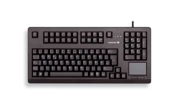 CHERRY G80-11900LUMEU-2 čierna / Klávesnica s touchpadom / drôtová / USB / US layout (G80-11900LUMEU-2)