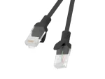 Lanberg CAT6 UTP 0,5 m čierna / Patch kábel / RJ45-RJ45 / Fluke Passed (PCU6-10CC-0050-BK)