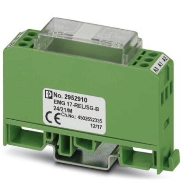 Phoenix Contact EMG 17-REL/SG-B 24/21/M reléový modul, 24 V/DC, 6 A, 1 prepínací, 1 ks; 2952910