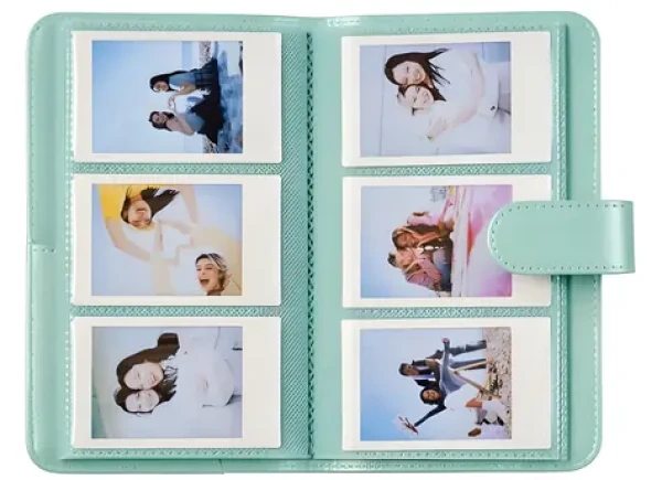 Fujifilm INSTAX Mini Album zelená / Fotoalbum / pre instax mini fotografie / kapacita 108 fotografií / PU koža (70100172016)