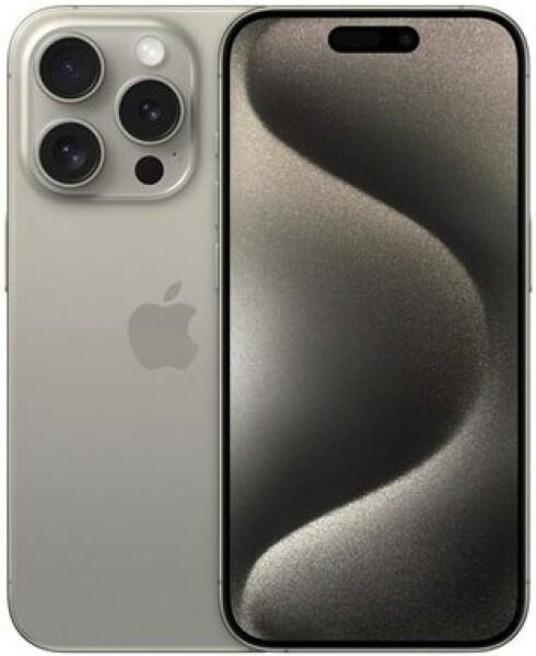 Apple iPhone 15 Pro 128GB Titánová prírodná / EU distribúcia / 6.1" / 128GB / iOS17.3 (MTUX3)