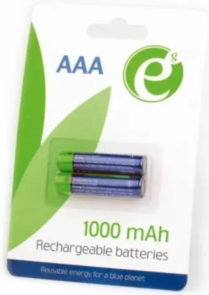 Gembird Nabíjacie batérie AAA 1000 mAh 2 ks / Batéria / Ni-MH / 1,2 V (EG-BA-AAA10-01)