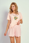Taro Darcia 3322 cr/r M-XL W25 dámske pyžamo jasně oranžová M