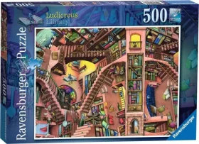 Ravensburger Puzzle Absurdná knižnica