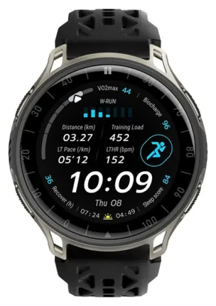 Amazfit Cheetah 2 Pre čierna / Chytré hodinky / 1.32 "AMOLED / 5ATM / GPS / Bluetooth (6972596109921)