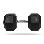 Hexagonálna jednoručka - GymBeam (čierna) (53680-14-7kg)