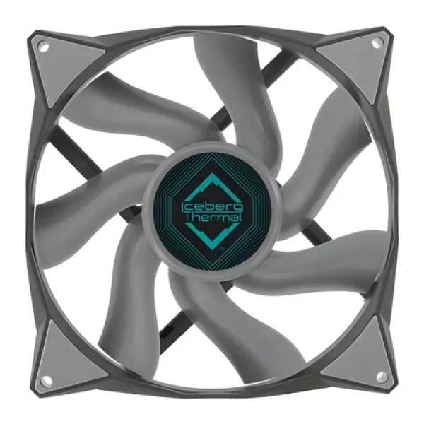 Iceberg Thermal IceGALE 140mm sivá / Ventilátor / PWM / 1600 RPM / 96 CFM / 36 dB (ICEGALE14-B0A)