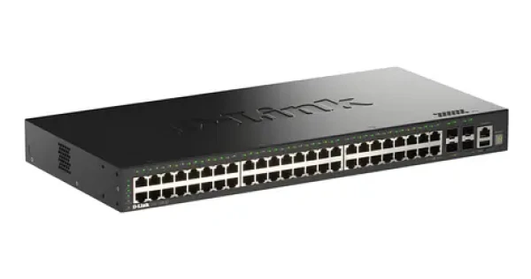 D-Link DGS-1530-52 / Switch / 48× Gbit / 4× SFP+ / SMART Managed / L2+ / Rack (DGS-1530-52/E)