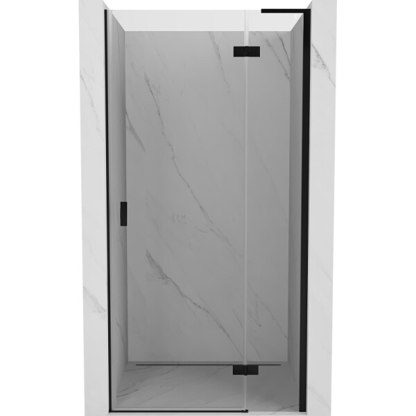 MEXEN/S - Mist-H L sprchové dvere krídlové pravé 120, transparent, čierna 8A5L-120-000-70-00-P