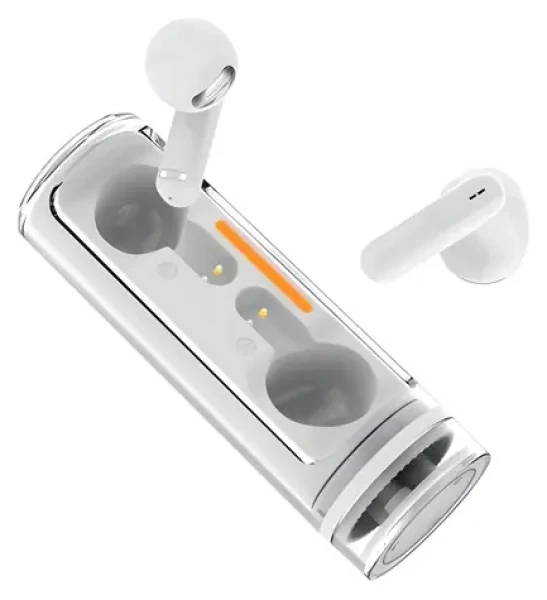 2GO Acoustic Twist biela / Bezdrôtové slúchadlá / True Wireless / Bluetooth 5.3 / nabíjacie púzdro (797600)